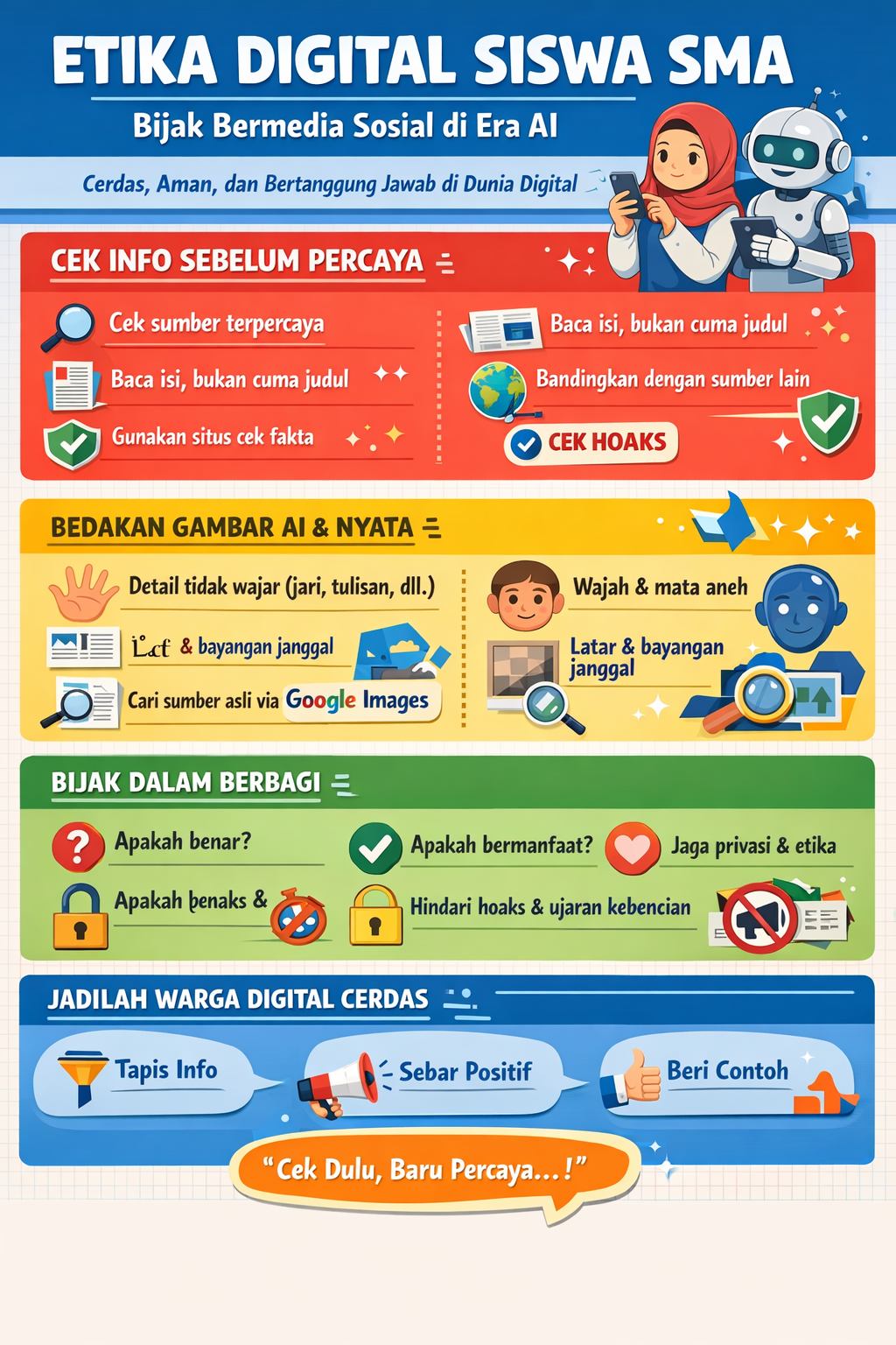 Etika Digital Siswa SMA: Bijak Bermedia Sosial di Era AI